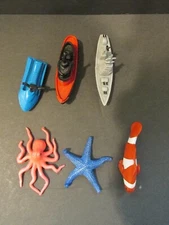 Safari Ltd. - Lot of Six (6) - Water Boats & Sea Creatures