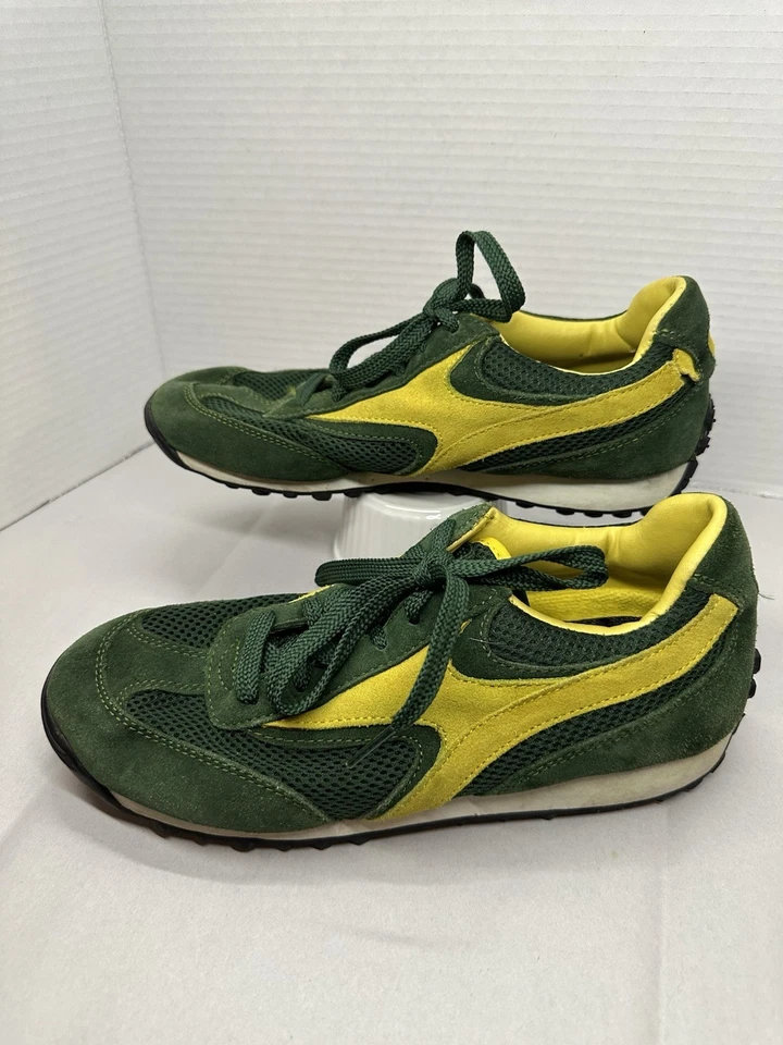 Zapatillas Tenis Farrah Ligeras Empacadoras Athletic Works Verde+Dorado 9 Foto 2 de 4