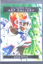 2021 SAGE Premier Draft Kyle Pitts #AG-22 Gators Art Gallery