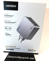 Ugreen Nexode Pro 160W USB C LadegeräT 4 Port Gan SchnellladegeräT X763
