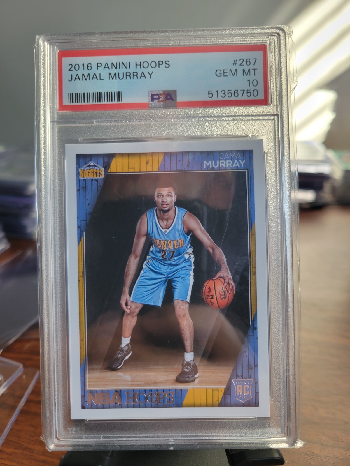 2016-17 Panini NBA HOOPS Rookies Jamal Murray #267 PSA GEM MINT  10 NUGGETS