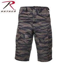 7867-l Rothco Long Length Tiger Stripe Camo Military Cargo BDU Shorts