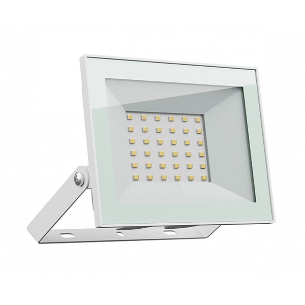 Led Fluter Flutlicht Noctis Weiß IP65 30W 2500Lm Tageslicht 6000K Kalt Strahler-image