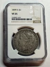 1899 S Morgan Silver Dollar NGC VF25 Nice Original Tough Date