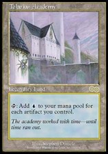MTG English Tolarian Academy Medium Play Normal Urza's Saga