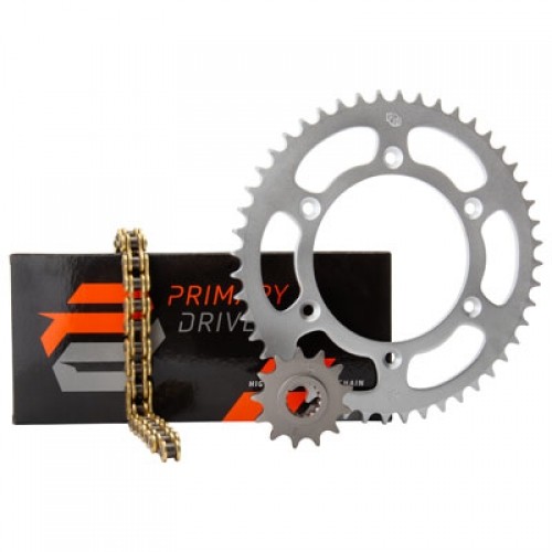 Primary Drive Steel Kit & Gold X-Ring Chain 1022610162 - Zdjęcie 1 z 1