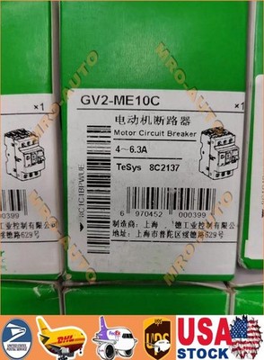 1PC New GV2-ME10C Telemecanique Motor Circuit Breaker 4-6.3 Amp GV2ME10C