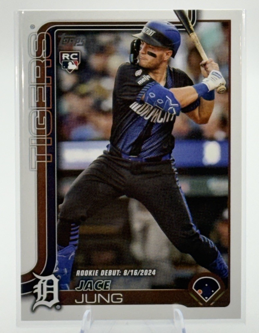 Jace Jung 2025 Topps Update Detroit Tigers #US93 RC