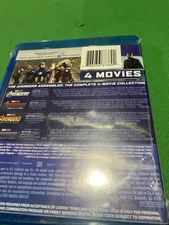 Marvel Avengers 4-Movie Blu-ray DVD Collection with Digital Code