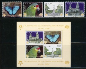 NICARAGUA MNH S/S Minisheet Selections: Scott #2466-2470 EUROPA CEPT 50th CV$26+