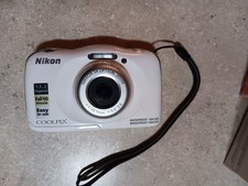 Nikon Coolpix W100 13.2MP Waterproof Shockproof Underwater Camera White
