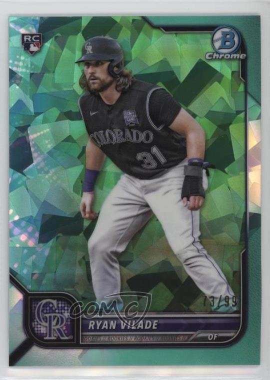 2022 Bowman Chrome Sapphire Edition Aqua /99 Ryan Vilade #14 Rookie RC