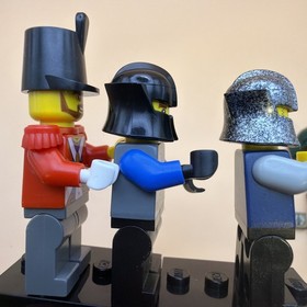 LEGO Fantasy Era Crown Knight Castle Minifigure  Lot Red Coat Accessories 7090