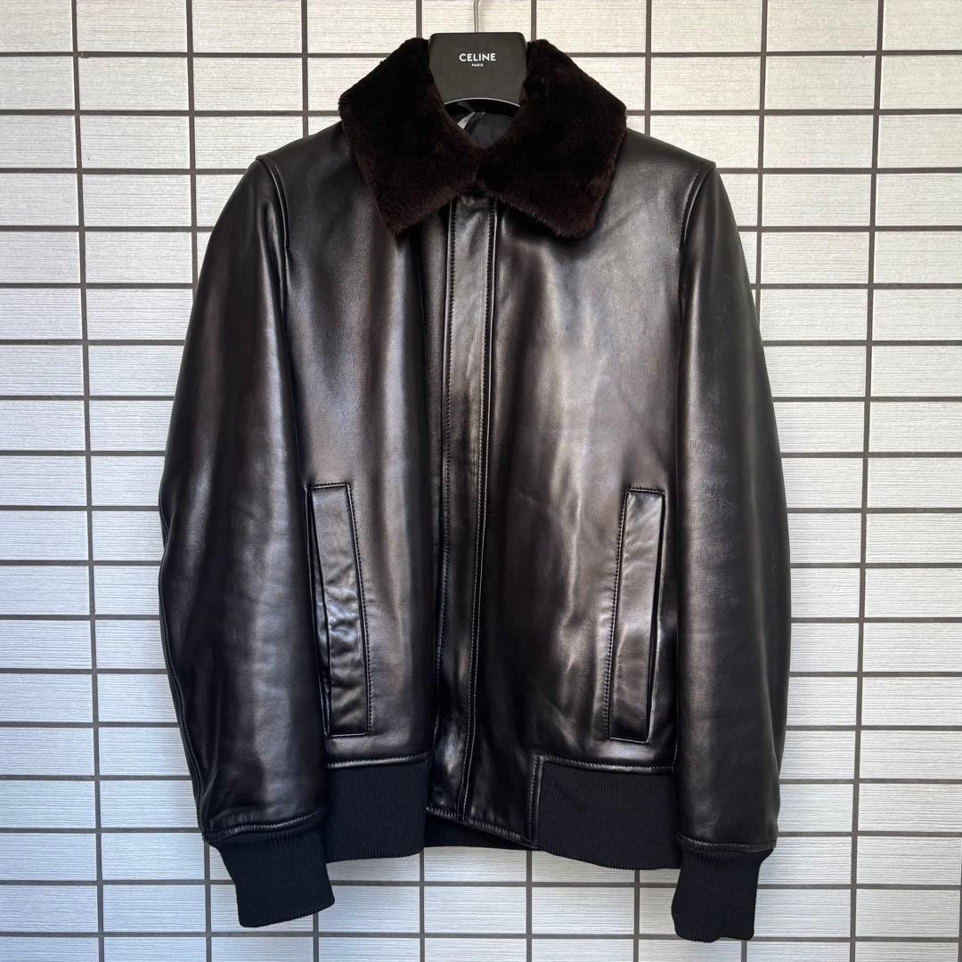 05AW Dior Homme グラム期 ボアレザージャケット 袖ライン 希少 sddefault.jpg