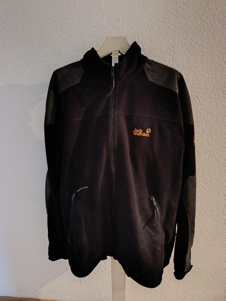 Men Jack Wolfskin Jacket Black 2XL