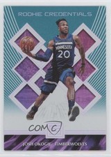 2018-19 Panini Status Rookie Credentials Aqua Josh Okogie #14 0nr3