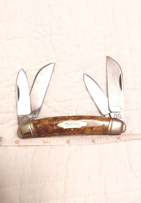 BULLDOG BRAND SOLINGEN GERMANY GOLD DUST JUMBO LUCKY'S CONGRESS KNIFE  