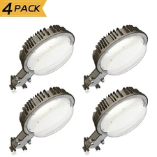 4-PACK 80W LED Barn Light Dusk Dawn Photocell Outdoor Security Yard Flood Light