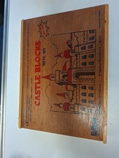 Castle Blocks 110pc Set 1990 Complete F