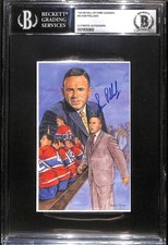 1992-96 Legends Of Hockey 90 Sam Pollock HOF  BGS Auto Autograph BAS B102401