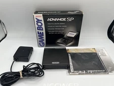 Nintendo Game Boy Advance SP AGS-001 Onyx Console Complete in Box