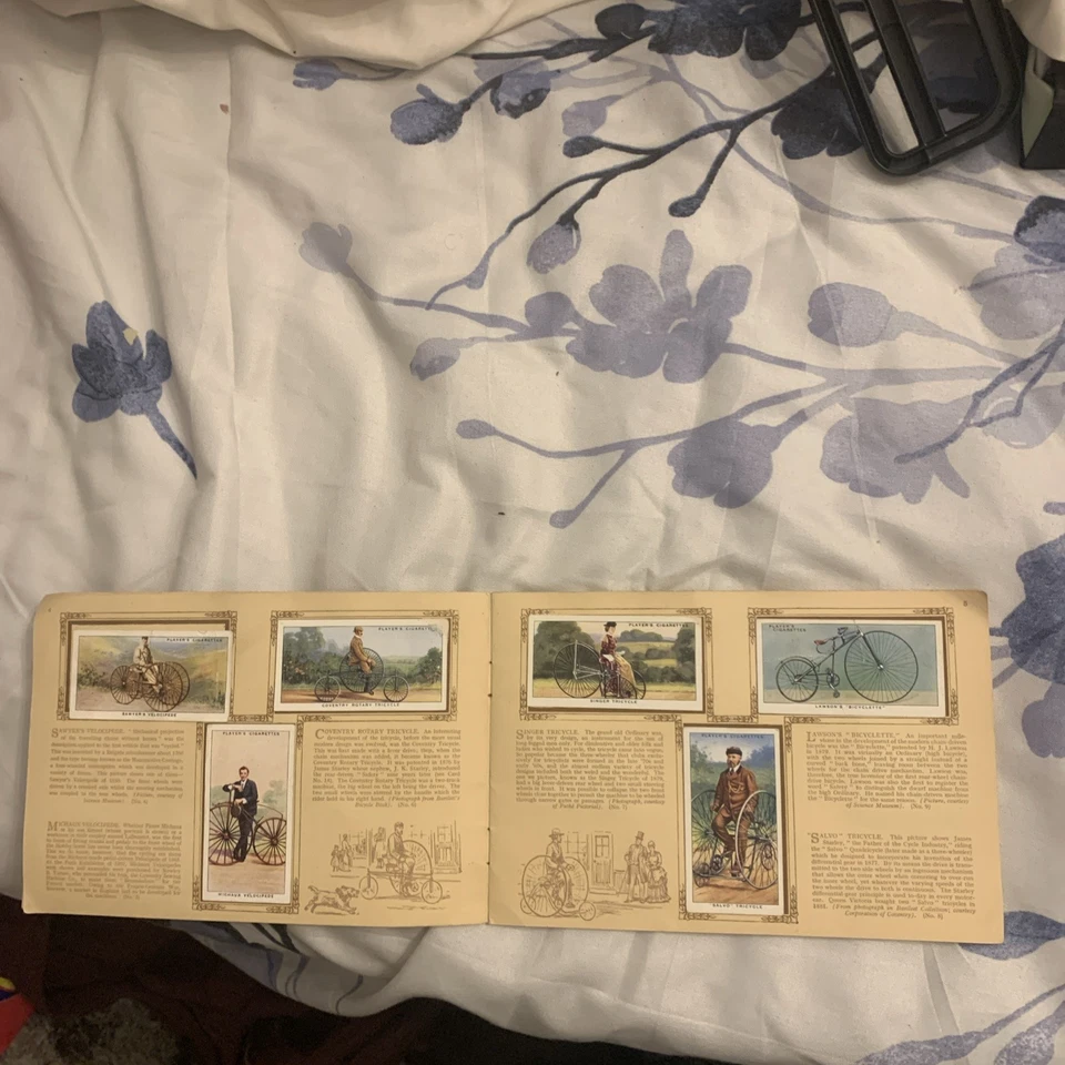 John Players Cigarette Card Album CYCLING 1839-1939 -  Full set of 50 in Album - Image 4 of 4