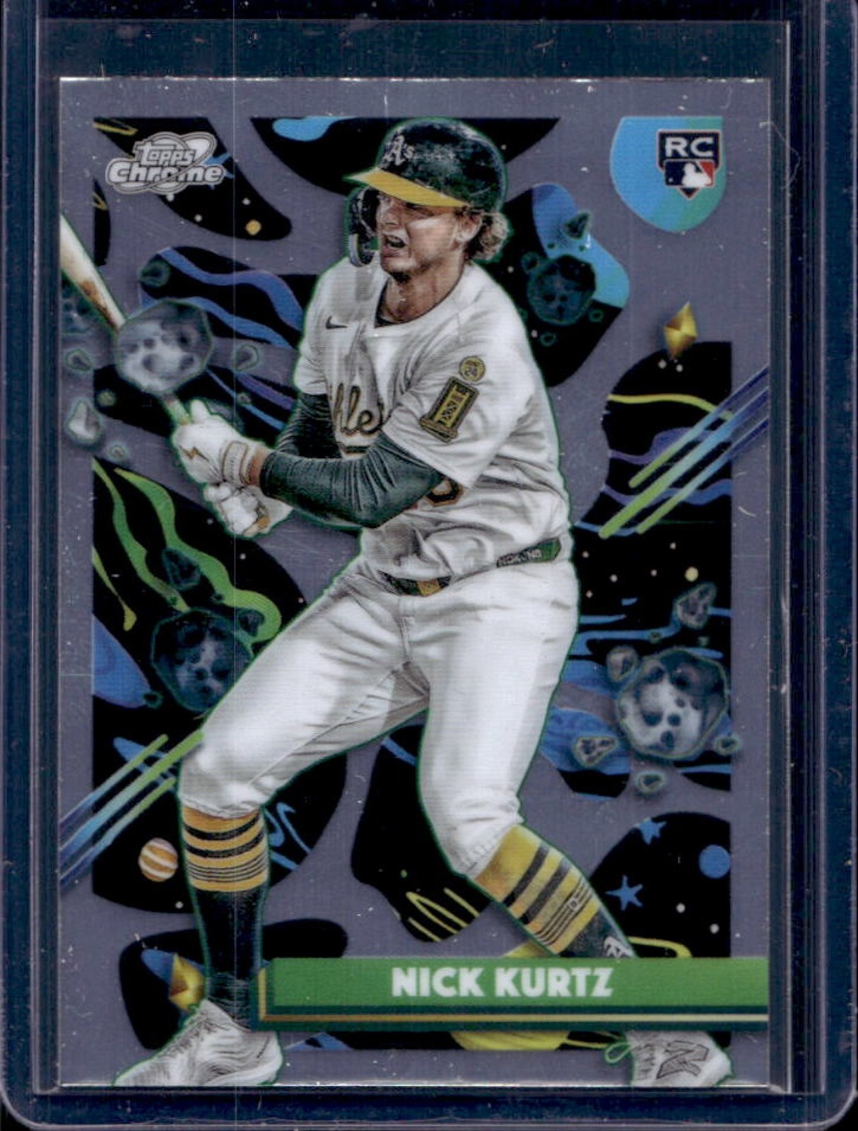2025 Topps Cosmic Chrome Nick Kurtz RC Rookie #183 Athletics