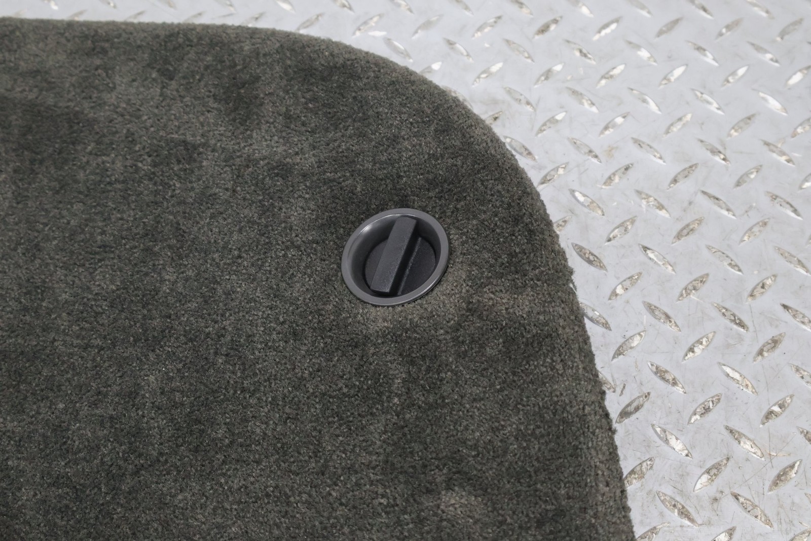06-12 Bentley Flying Spur Left LH Interior Carpeted Trunk Trim Panel (Dark Gray)