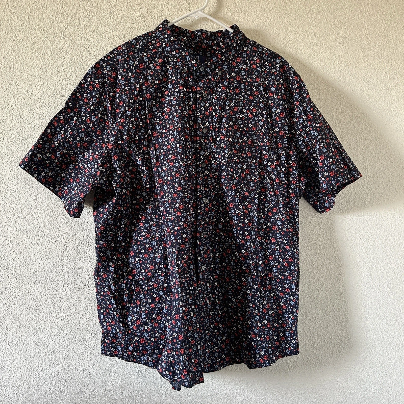 George Classic Fit Floral Button Up 3XL 54/56 Dressy Party Date Summer vacation