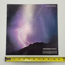 1977 Ford Thunderbird Car Dealer Sales Brochure Original Vintage Literature Ad