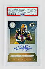 2011 Panini Certified Charles Woodson Totally Gold Auto /15 PSA 10 POP 1 Packers