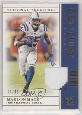 2019 Panini National Treasures Century Materials Prime 31/49 Marlon Mack 0gr