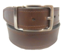 Reversible Black or Brown 32" Leather Belt