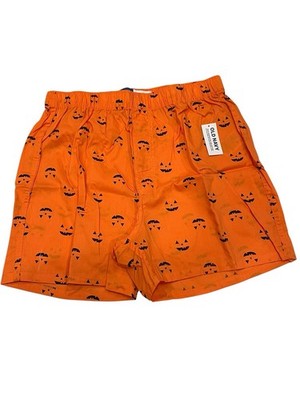 NWT OLD NAVY Boxer 3.5'' Inseam Sz S-M-L-XL Orange Pumpkins Halloween #O14