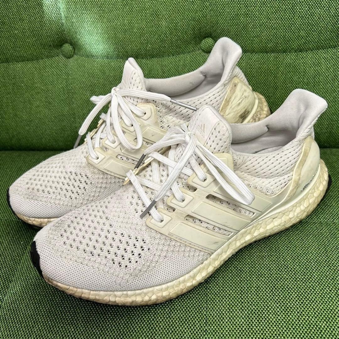 Adidas Ultra Boost 1st Blanco Cangrejo 26cm Tenis para Correr Usados