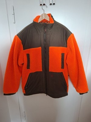 Deerhunter Faserpelz Jacke Retrieve orange grün Treib Drück Jagd Membrane Gr.S