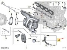 BMW X1 U11 Turboladeröl Return Rohr 11428489608 Neue Echt