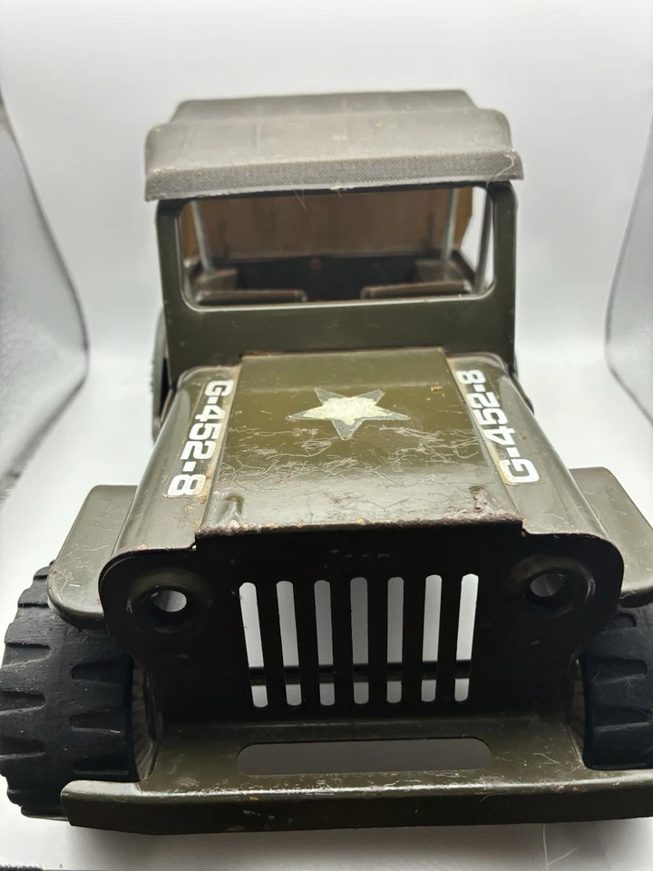 Jeep Vintage Tonka Army G-452-8 - Metal Militar 4x4 - Años 70/80 - Raro Completo Foto 2 de 4