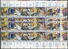 US Scott #1498a Plate blocks of 20, Matching plate numbers, Mint Never Hinged