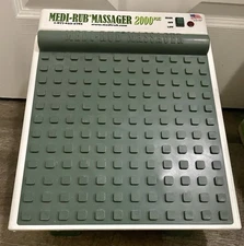 Medi-Rub Massager 2000 Plus 2 Speed Vibrating Foot Massage Machine MR-3F Tested