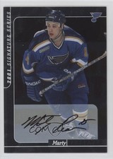 2000-01 ITG Be A Player Signature Series Auto Marty Reasoner #61 Auto