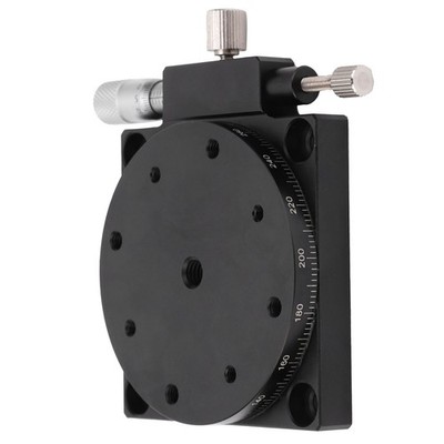 Manual Displacement Platform R Axes Rotating Linear Stage 360°Sliding Table 60mm
