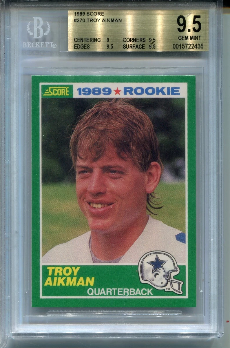 Troy Aikman Rookie Football Cards for sale | eBay
