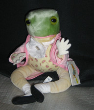 Beatrix Potter Mr. Jeremy Fisher Frog Eden Plush w/ Tag Vintage Stuffed Animal