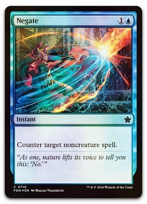 Negate #710 (Foil) (NM) Foundations FDN Magic MTG | eBay