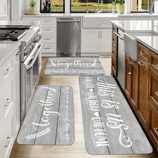 Kitchen Non-Slip Mats, Polyester 8mm Thick