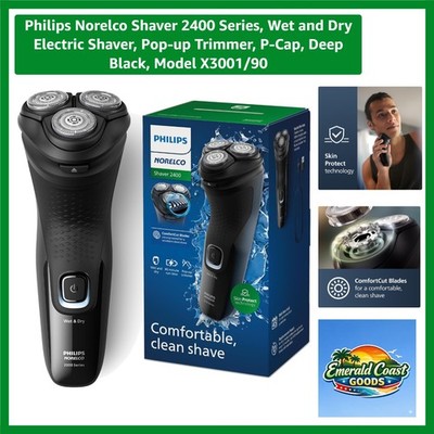 Philips Shaver 2400 Series, Wet and Dry Electric Shaver, Pop-up Trimmer, P-Ca...