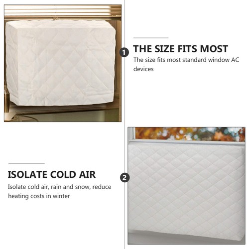 Set of 2 Air Conditioner Hood Indoor Cover Cooling Fan Windshield - Picture 6 of 12