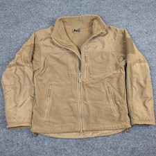 Condor Alpha Tactical Fleece Jacket Mens XL Coyote Tan Full Zip Utility Coat