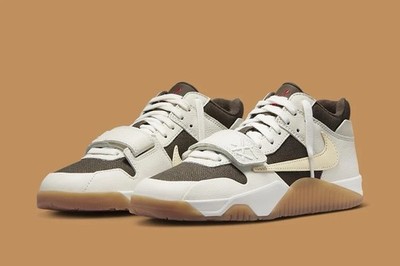 Jordan Travis Scott Jumpman Jack TR Sail Muslin Dark Mocha Sneaker FZ8117-100